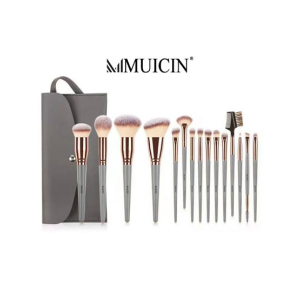 Muicin Black & Silver Makeup Brush Collection - 13 Pc Set