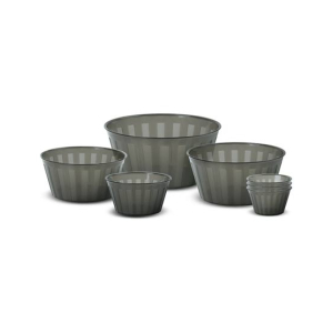 Appolio Milan Bowl Pack Of 7-Smoke Grey