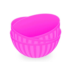 Appollo Premio Bowl Small (Pack Of 3)-Pink