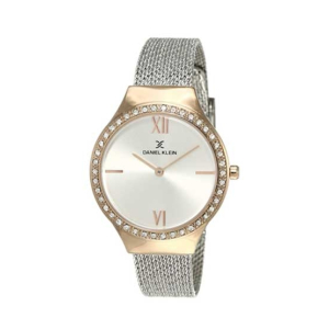 Daniel Klein Analog Watch For Women Silver (DK12075-4)