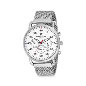 Daniel Klein Exclusive Men's Watch Silver (DK12127-1)