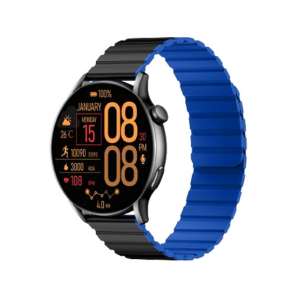 Glorimi M2 Max Bluetooth Smart Calling Watch-Black/Blue