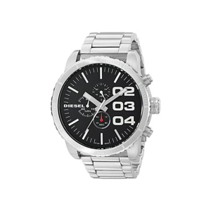 Diesel Double Down Series Analog Men's Watch Silver (DZ4209)