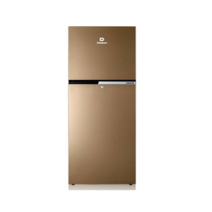 Dawlance Chrome Freezer-On-Top Refrigerator 8 Cu Ft Hairline Gold (9149-WB)
