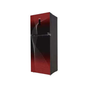 Haier Digital Inverter Glass Door Freezer-on-top Refrigerator 12 Cu Ft (HRF-346IF)-Red