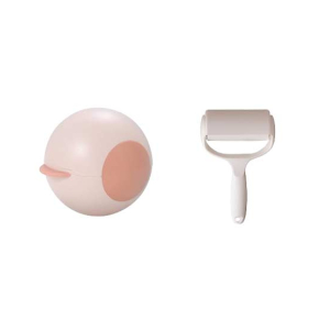 Muzamil Store Ball Lint Washable Sticky Hair Removal Roller For Pets-Pink