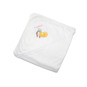 Komfy Embroided Baby Swaddle White (NBA126)
