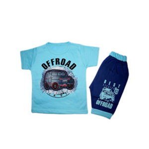 Komfy Printed Suit For Boys Blue (KBB142)
