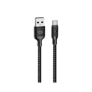 Itel Nylon Braided Type-c Cable Black C22N