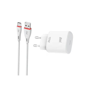 Itel ChargerLite 12W Adapter With Type C Cable White (ICW- 121EC)
