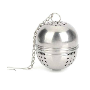 Promax Spice and Seasoning Filter Ball With Hanging Hook Silver