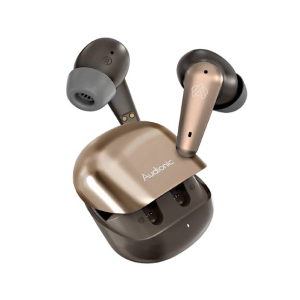 Audionic Airbud 595 Flip Earbuds-Vintage Brown