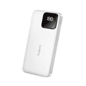 Audionic Benz Icon Power Bank 10,000 mAh-White