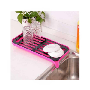 Easy Shop 2 Layer Draining Rack For Glass
