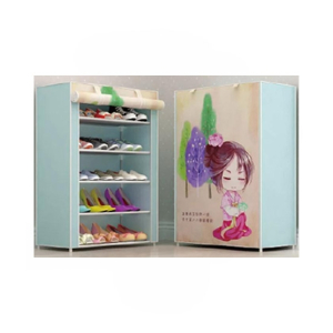Easy Shop 5 Layer Shoe Rack Blue (0826)