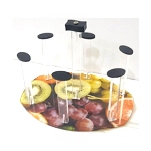 Easy Shop Acrylic 6 Pcs Glass Holder Stand (1328)