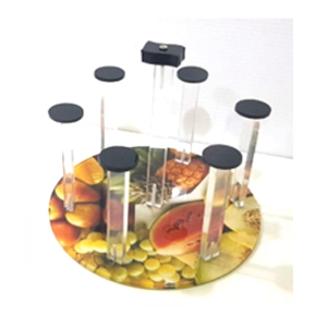 Easy Shop Acrylic 6 Pcs Glass Holder Stand (1329)