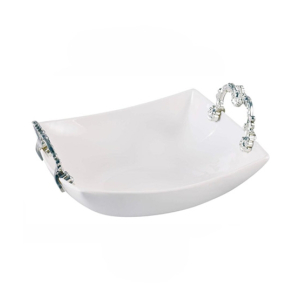 Easy Shop Ceramic Cooking Bowl White