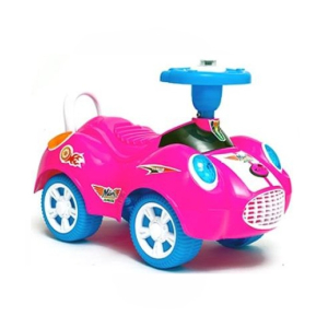 Easy Shop Mini Cooper Junior Ride On Push and Pull Kid's Car Purple