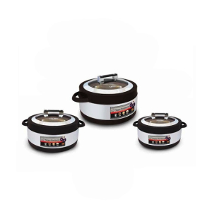 Easy Shop Stainless Steel Hotpot Pack Of 3