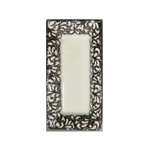 Easy Shop Stylish Serving Plate Silver 
