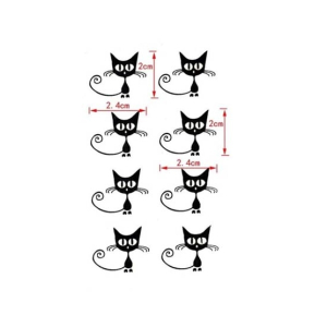 Ferozi Traders Black Cat Waterproof Tattoo