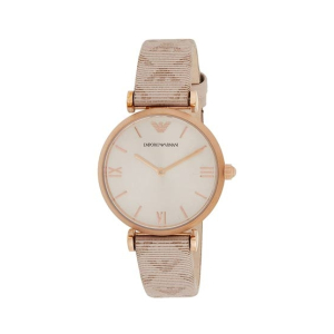 Emporio Armani Analog Leather Women's Watch Pink (AR11126)