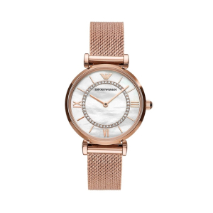 Emporio Armani Gianni T-Bar Women's Watch Rose Gold (AR11320)