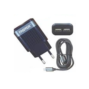Faster 2.4A Dual USB Quick Charger (FAC-015)