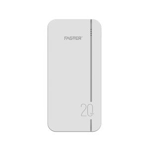 Faster High Capacity 20000 mAh Power Bank White (W21)