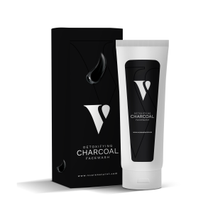 Vcare Natural Charcoal Facewash & Scrub - 75ml