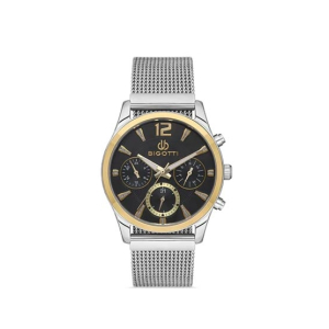 Bigotti Stainless Steel Men's Watch Silver (BG.1.10341-4)