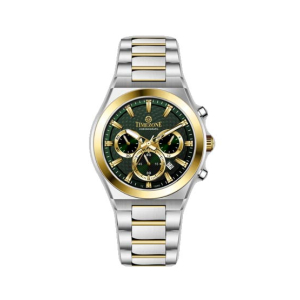 Timezone Timeshift Chrono Watch For Men (TZ-1328)-Green