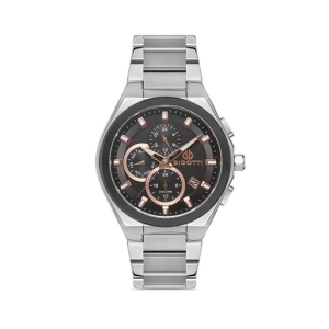 Bigotti Stainless Steel Men's Watch Silver (BG.1.10351-5)