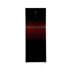 Haier Glass Door Inverter Freezer-On-Top Refrigerator 10.5 Cu Ft (HRF-336 IPB)