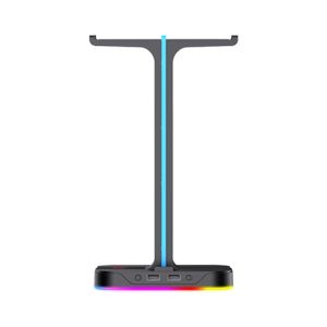 Havit RGB Headset Stand With Dual Hanger & 2 USB Ports (TH650)