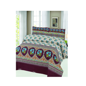 Hi-fi Bazaar Cotton King Bedsheet (0009)