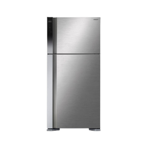 Hitachi Big 2 Stylish Freezer-on-Top Refrigerator 21 Cu Ft (R-V710P7M-1)-Silver