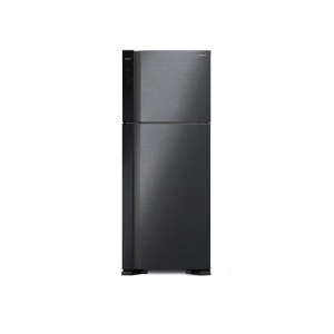 Hitachi Big 2 Stylish Freezer-on-top Refrigerator Brilliant Black 16 Cu ft (R-V560P7MS)
