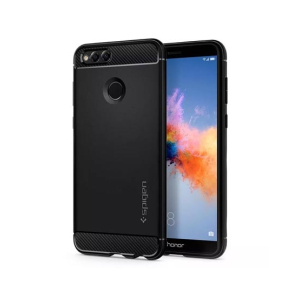 Spigen Rugged Armor Case For Honor 7X - Matte Black (AMT-8984)