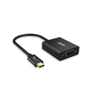 Choetech USB 3.1 USB Type-C To VGA Adapter Black - (V01)