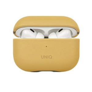 Uniq Lyden DS Slim Leatherette Case For AirPod Pro 2nd Gen Yellow