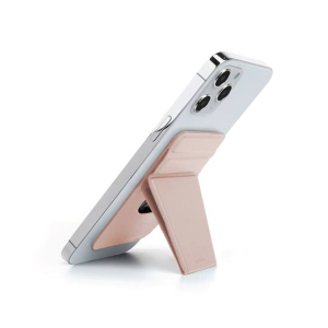 Uniq Lyft Magnetic Phone Stand and Card Holder Blush Pink