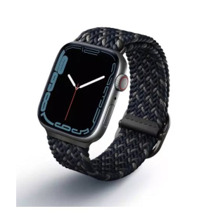 Uniq Aspen Edition Braided Strap For Apple Watch Series 1-8 Obsidian Blue