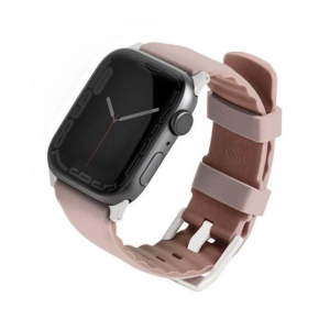 Uniq Linus Airosoft Silicone Strap For Apple Watch Series 1-8 Blush Pink