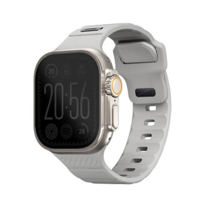Uniq Stride FKM Tough Rubber Strap For Apple Watch Chalk Grey