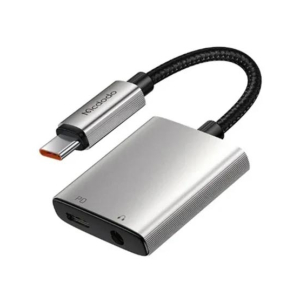 Mcdodo 60W Type C To C Charging and 3.5mm Aux Audio Adapter (CA-5050)