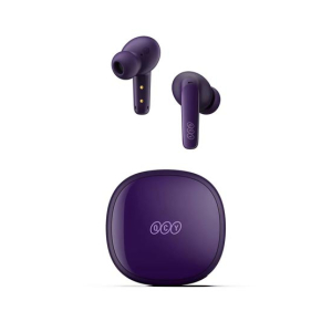 QCY TWS Bluetooth Earbuds (T13X)-Purple