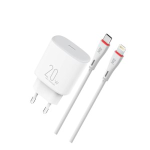 Itel ChargerPulse 20W Adapter Type C To Lighting Cable White (ICW-202EL)