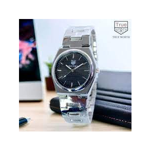 Genshirts True Worth Quartz Movement Watch For Men - Two tone